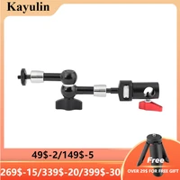 kayulin articulating magic arm with 14 inch thread screw mounts and light stand head adapter