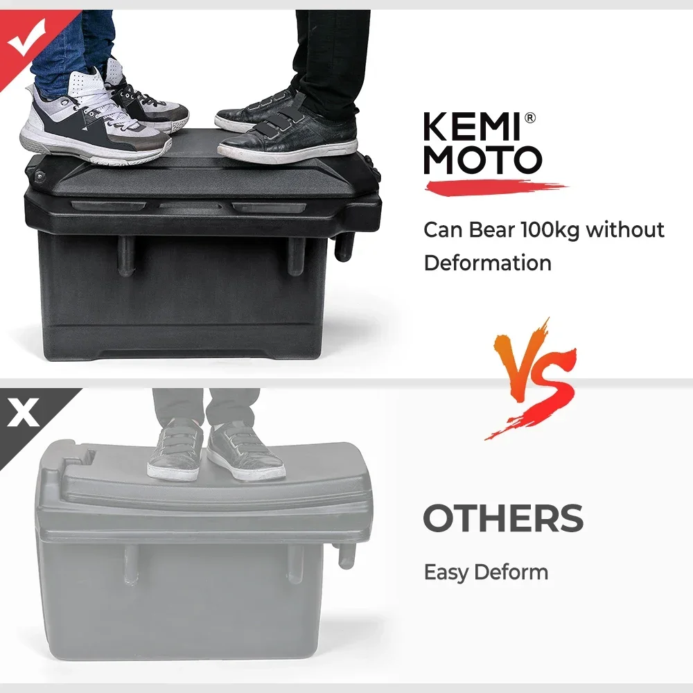 Ящик для хранения кровати KEMIMOTO UTV 45 3 л/11 2 галлона совместимый с Polaris Ranger 1000 900 570 700 XP