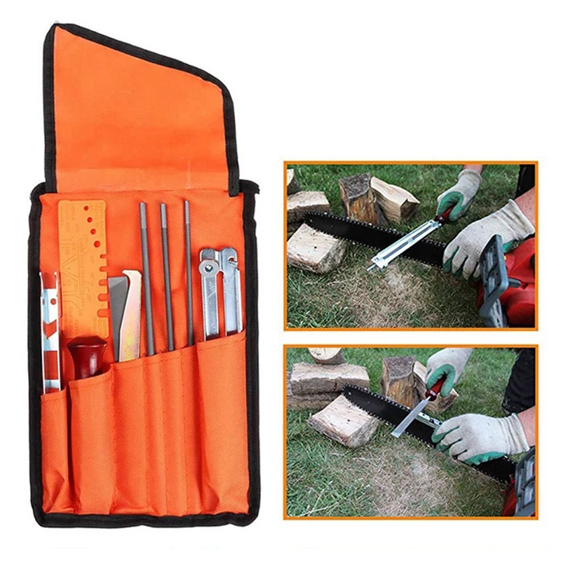 

Набор инструментов для заточки пилы, комплект для шлифовки и заточки пилы по дереву, как показано на рисунке