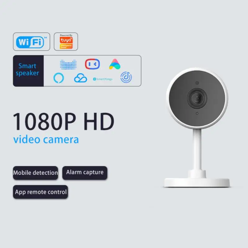 

IP-камера Tuya умная Беспроводная с поддержкой Wi-Fi и функцией автослежения