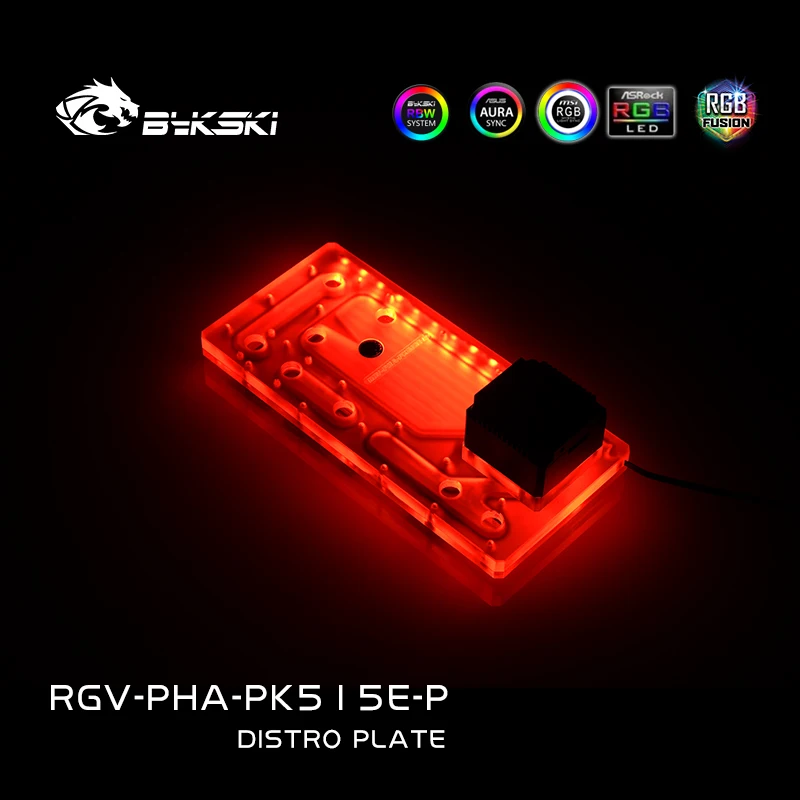 Размерная пластина Bykski RGV-PHA-PK515E-P для Phanteks PK515E корпус компьютера прозрачная