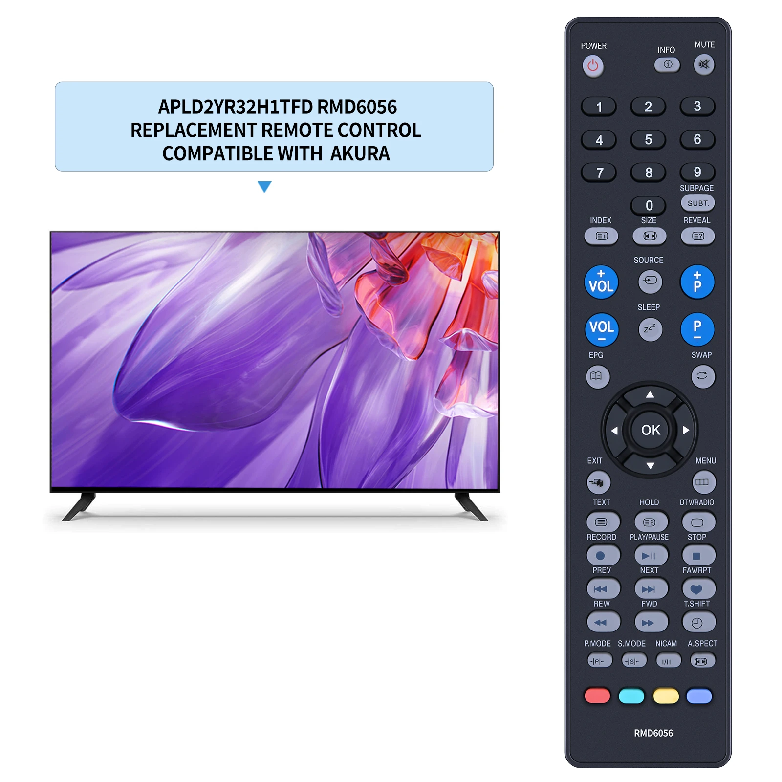 Пульт дистанционного управления для ЖК-телевизора Akura APLD2YR32H1TFD