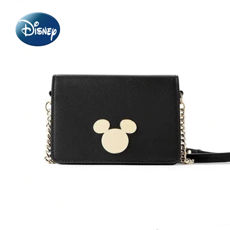 

Disney Mickey's New Women's One-shoulder Oblique Bag Cartoon Cute Women's One-shoulder Bag Luxury Brand Mini Mobile Phone Bag
