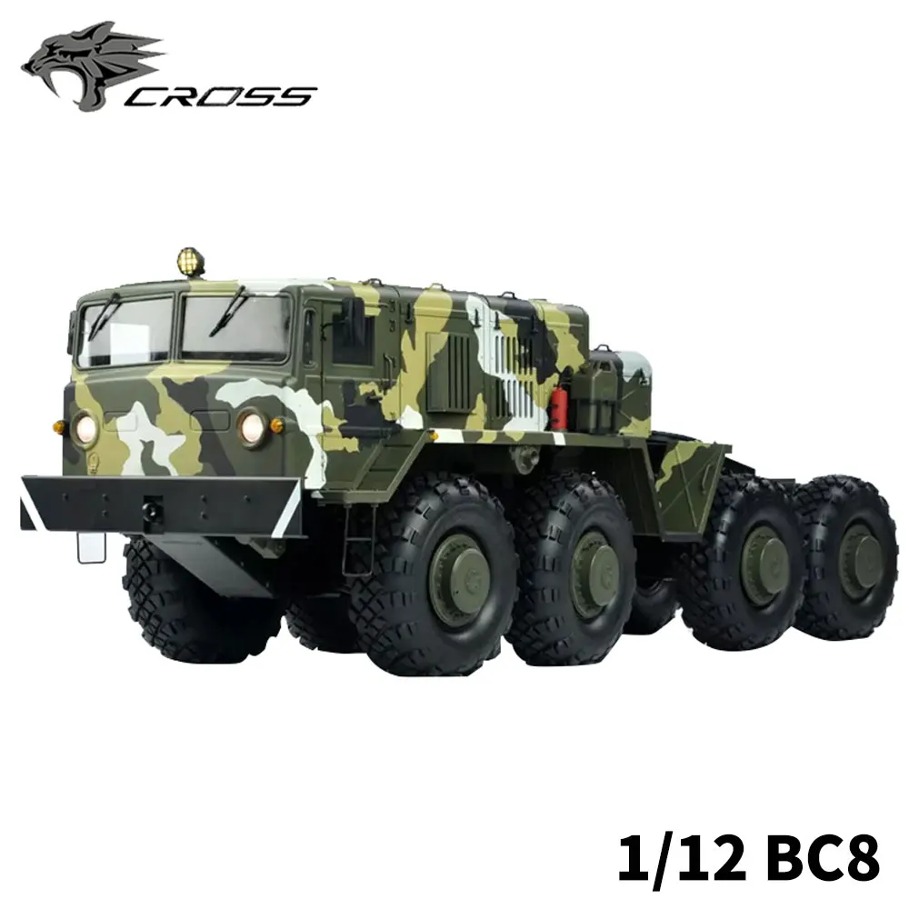 

CROSS RC BC8 1/12 8x8 2.4Ghz Cars KIT MAZ537 Hard Car Shell Military Truck Crawler Buggy Remote Control Model Child Adult Gift