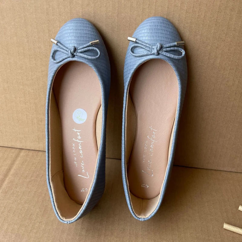 Bowtie-knot Ballet Flats Celebrity Brand Shoes Pink Red White Satin Casual Dress Mary Janes Elastic Band Ladies Loafers