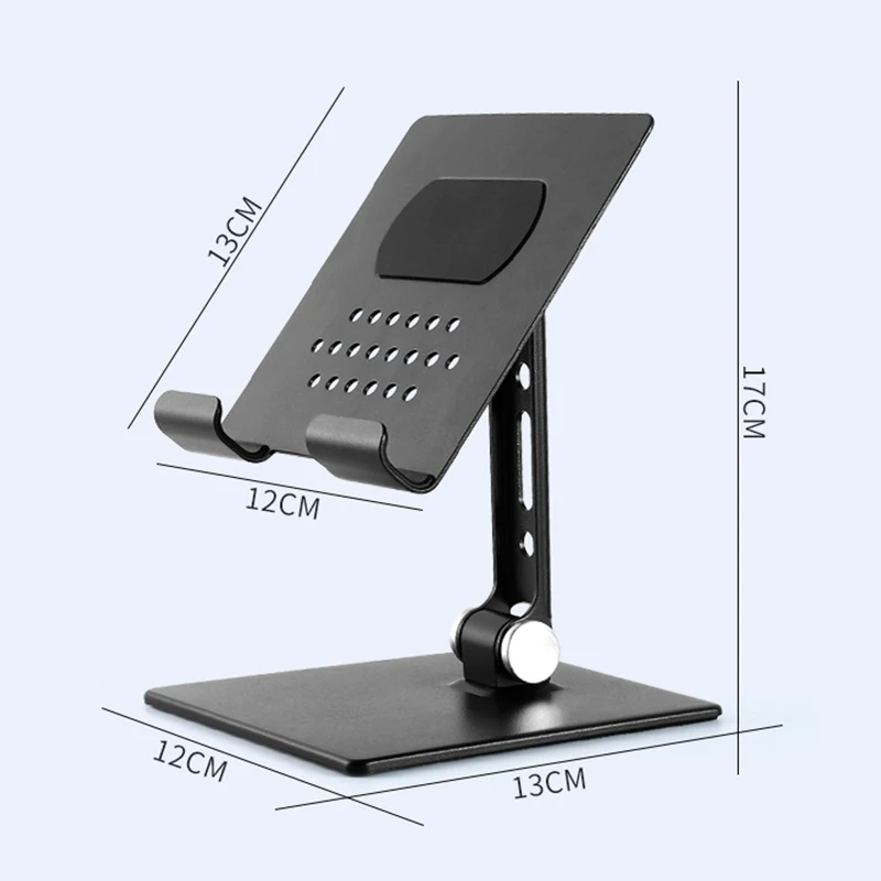 Metal Desk Mobile Phone Holder Stand for IPhone IPad Xiaomi Adjustable Desktop Tablet Holder Universal Table Cell Phone Stand