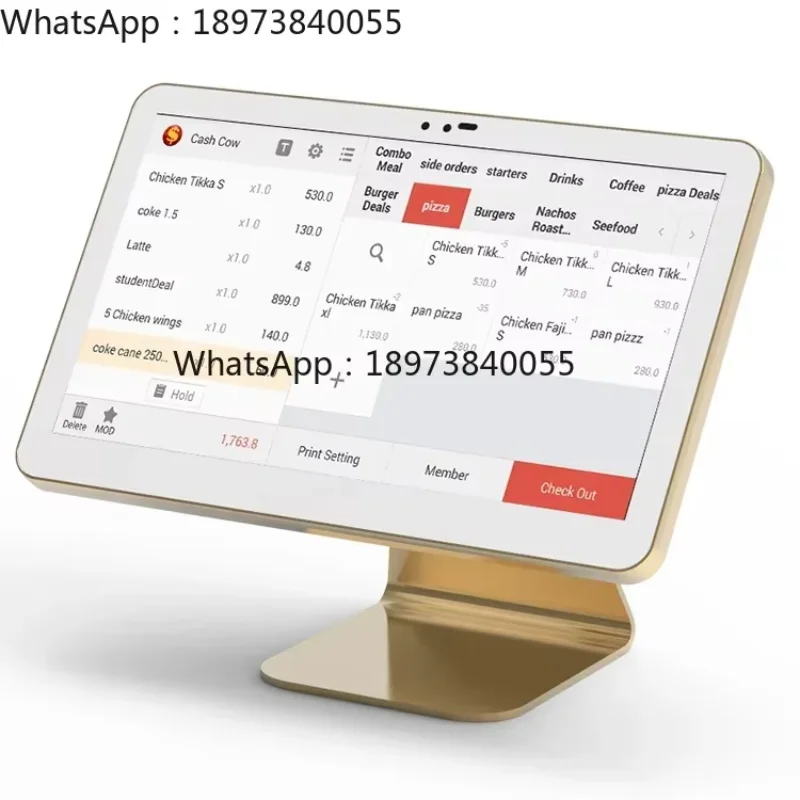 15-дюймовый IPS-машина для оплаты все в одном с сенсорным экраном и POS принтером