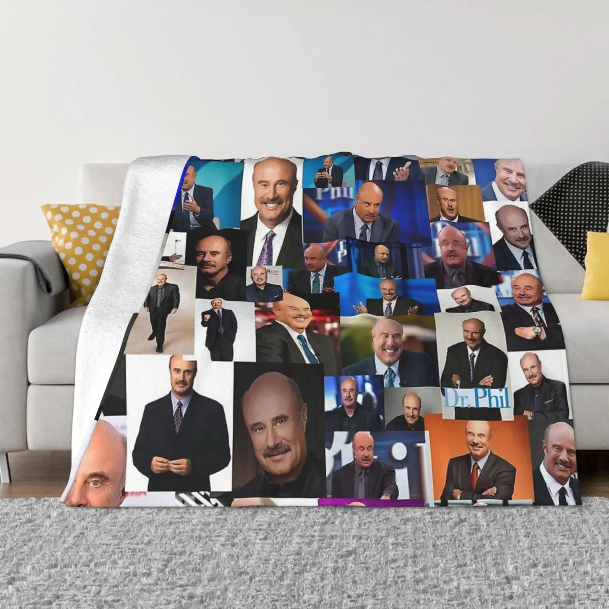 

Meme Blanket Flannel Decoration Dr Phil Overload Portable Home Bedspread