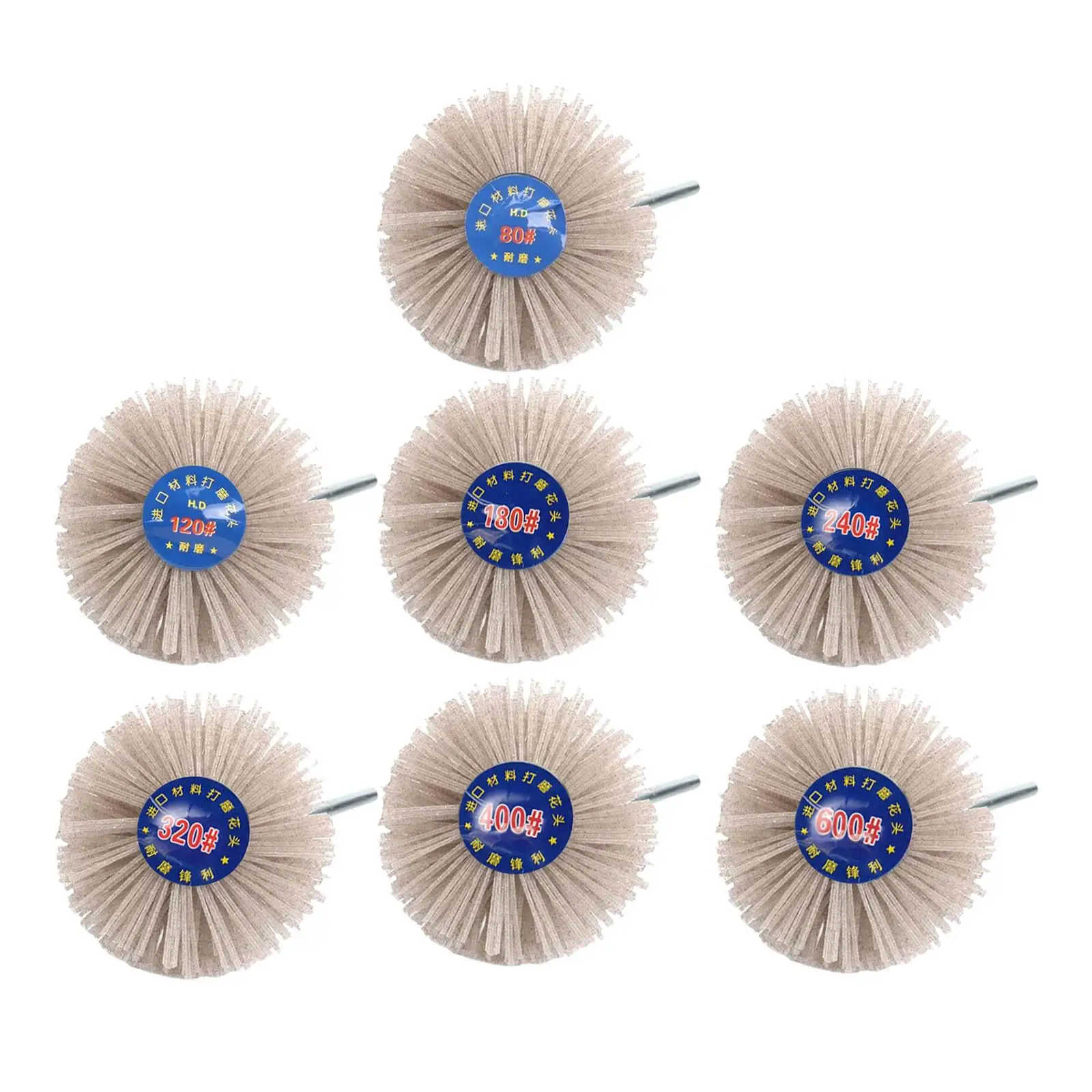 

Nylon Wheel Brush Brush with 6mm Threaded Shank for Painting