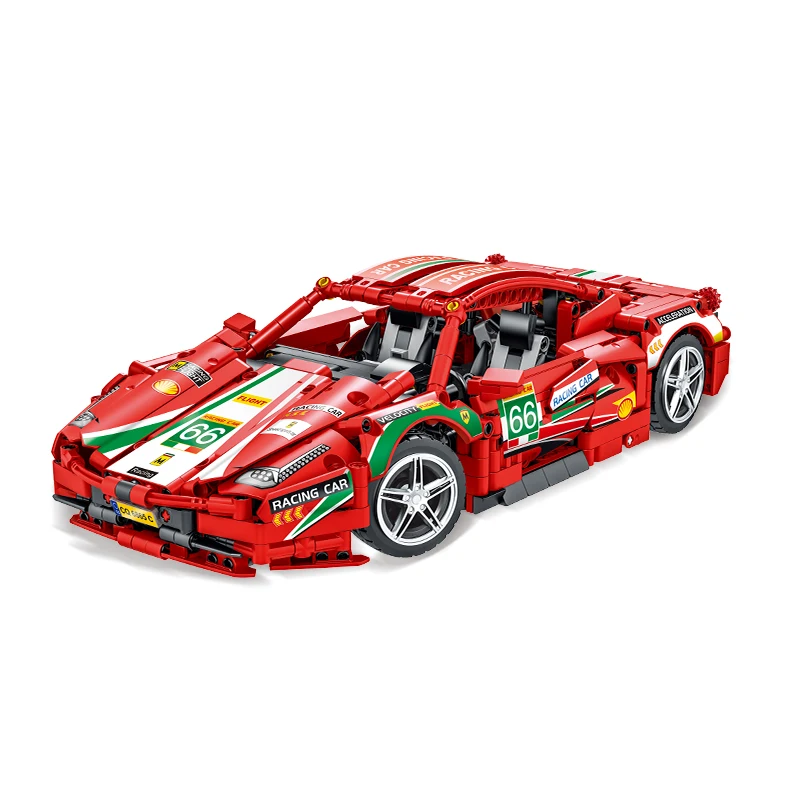 Совместим с высокотехнологичными строительными блоками Lego Mork Ferrari спортивный