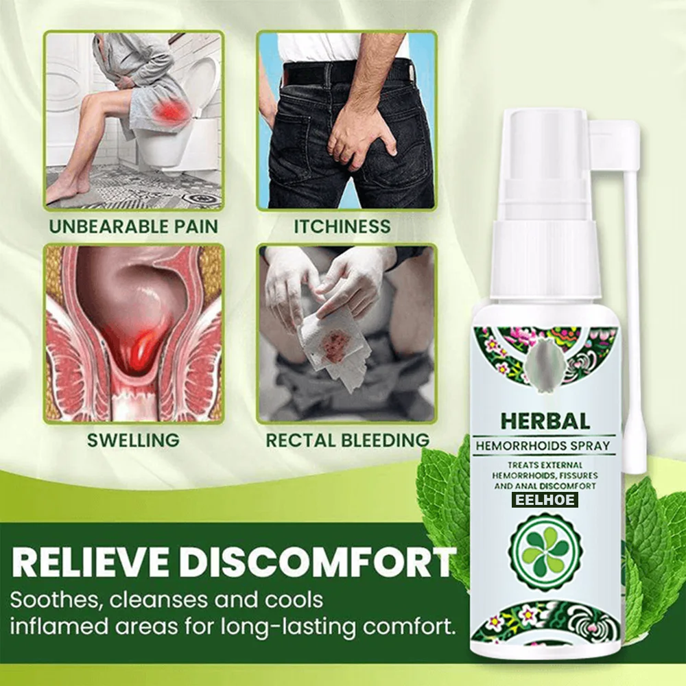 

Natural Herbal Hemorrhoids Spray natural herbal spray to relieve swelling hemorrhoids