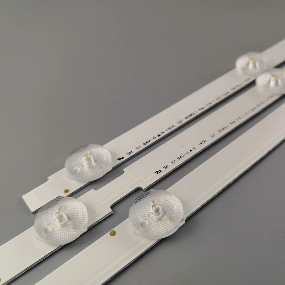 630 мм светодиодные полоски для LG 32" ROW2.1 Rev 0.9 A1/A2-Type 6916L-1204A 6916L-1205A 6916L-1295A 6916L-1296A 32LA621V 32LN540U-ZA on.