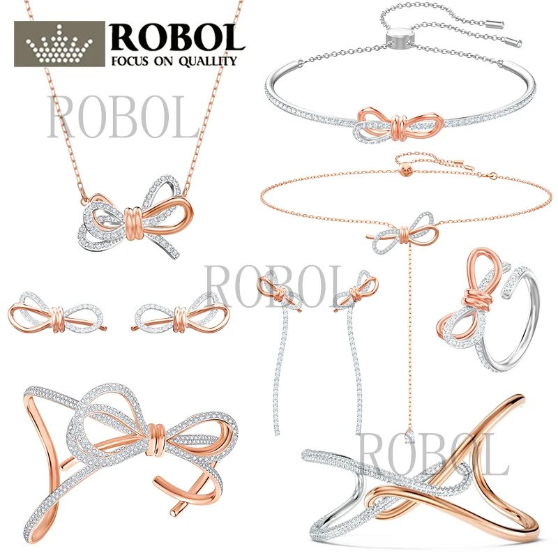 

Swa SHLUOYI High quality exquisite bow necklaces fashion series for women