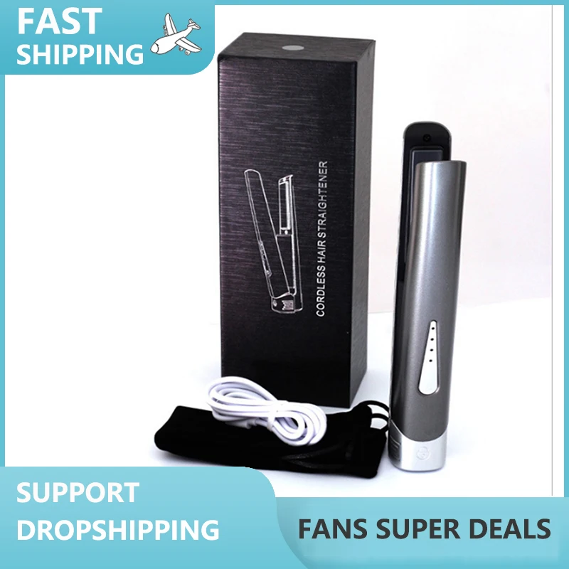 

Mini Hair Straightener Wireless Portable USB Hair Styling Tool Home Straight Hair Curler Straight Hair Stick