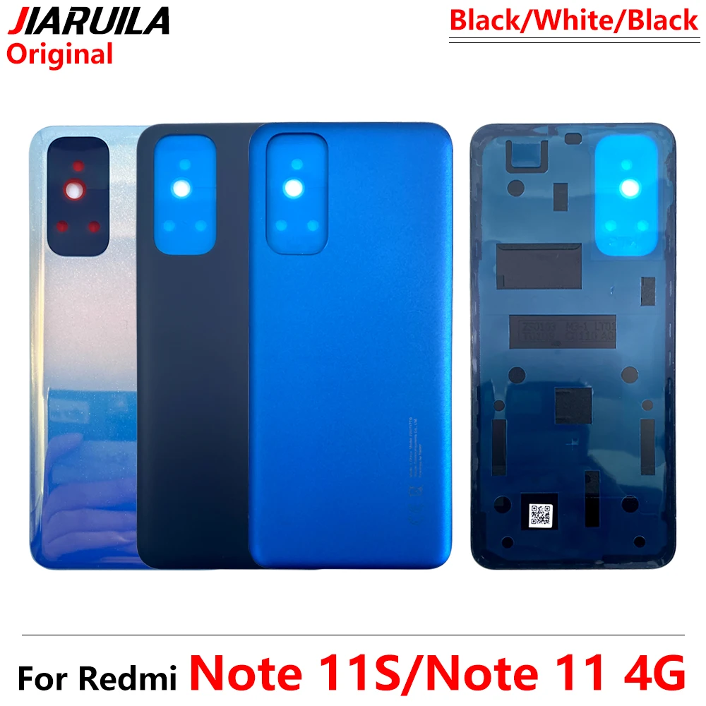 

10 Pcs Back Battery Rear Glass Cover For Redmi Note 11S / Redmi Note 11 4G Battery Case Housing Adhesive Sticker