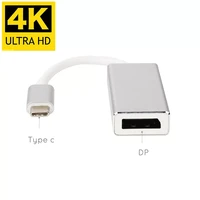 usb c usb 3 1 type c to dp1 2 display port converter cable hub 10gbps full hd 4k 60hz video av cord adapter for macbook air 12