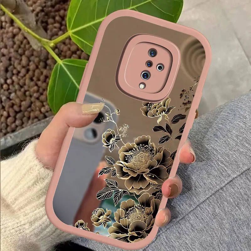 Силиконовый чехол для Vivo Z7X S12 Y9S S15 Pro U3 S1 Z1X Y7S T1X Z3 IQOO Neo 12 Z7 Зеркальный