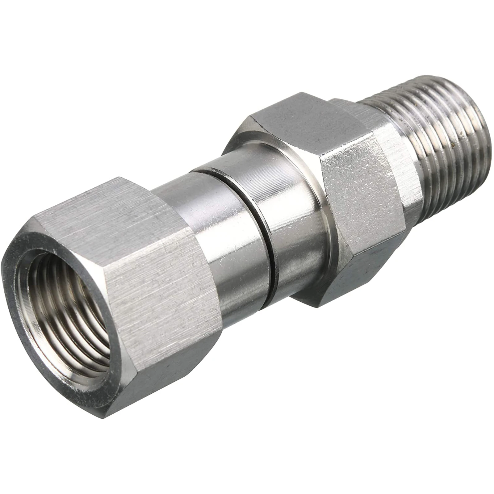 

NPT 3/8 Inch Pressure Washer Fittings Stainless Steel Male Plug for Quick Connect Couplers