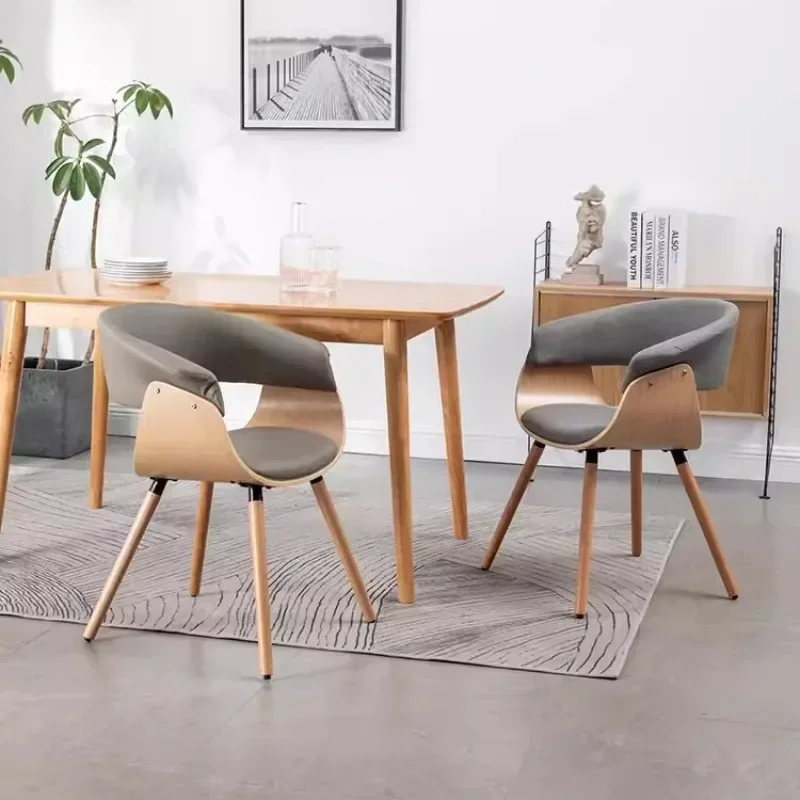 Обеденный стул Студенческий Североевропейский современный простой светильник