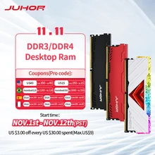 JUHOR Memoria Ram ddr4 16G 4GB 8G 32G Desktop Memory Udimm 2133 2400 2666 3000 3200 3600 DDR3 4G 8G 1600 1333 1866 New Dimm Rams