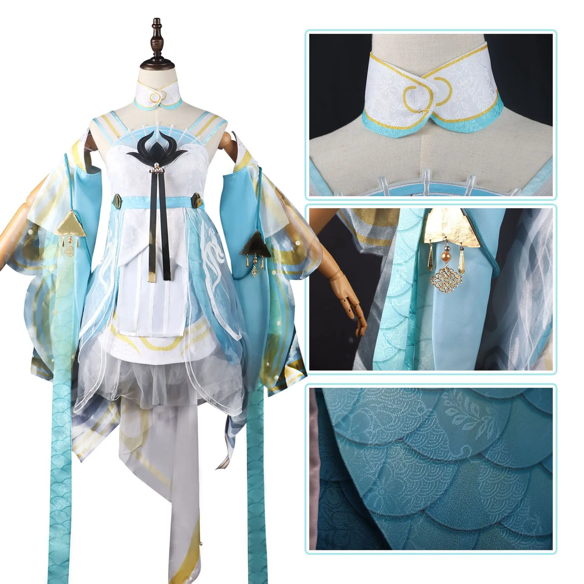 

Hot Sale Game Cosplay Clothing Xishi Youlong Qingying Cosplay Game Dress Clothing Xishi Girl COS Clothing