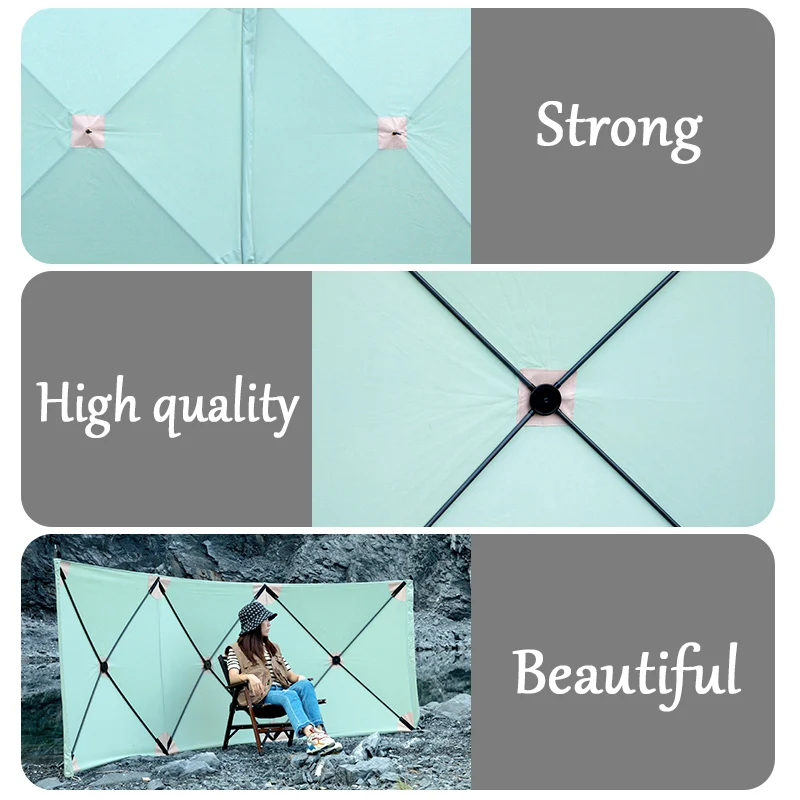 Складная водонепроницаемая ветрозащитная ветровка для пляжа