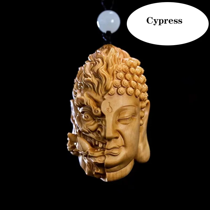 

Деревянная статуэтка QIANFANEIVES Будда и Дьявол