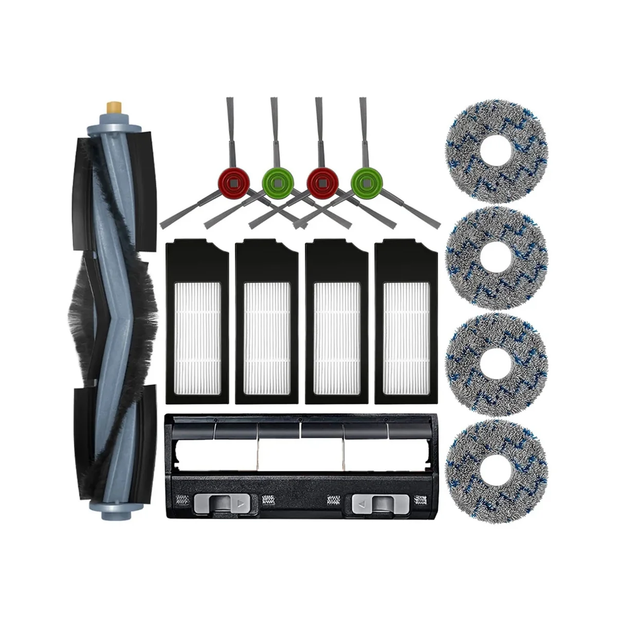 

Replacement for X1 TURBO / OMNI Spare Parts Main Side Brush Hepa Filter Mop Rag Dust Bag Brush Cover