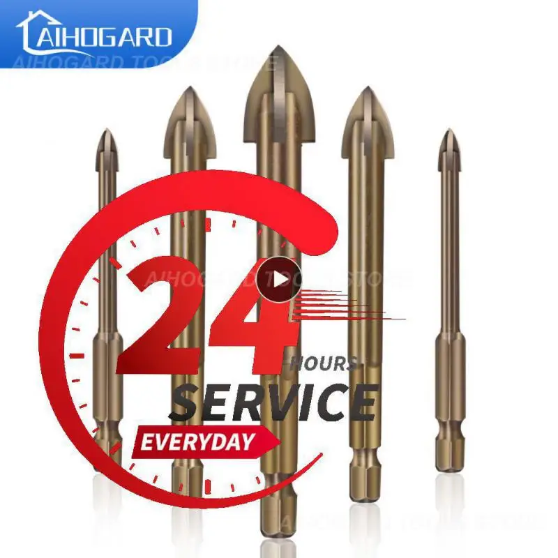 

Efficient Universal Drilling Tool Cross Alloy Bits Cemented Carbide Drill Bit Set Ceramic Brick Wall Hole Opening Power Tool