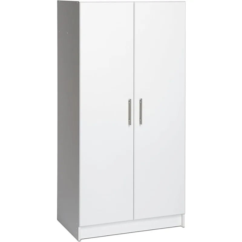 

Функциональный Шкаф-гардероб с подвесной рейкой, простой шкаф с 2 дверцами, портативный шкаф, 32 дюйма Ш x 35 дюймов в x 20 дюймов