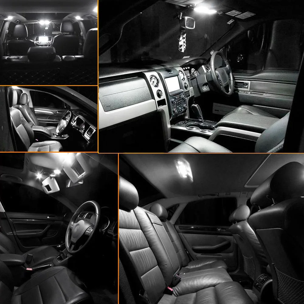 LUCKZHE 7 шт. для Volkswagen VW Amarok 2010-2017 Canbus Автомобильный светодиодный Интерьер Карта