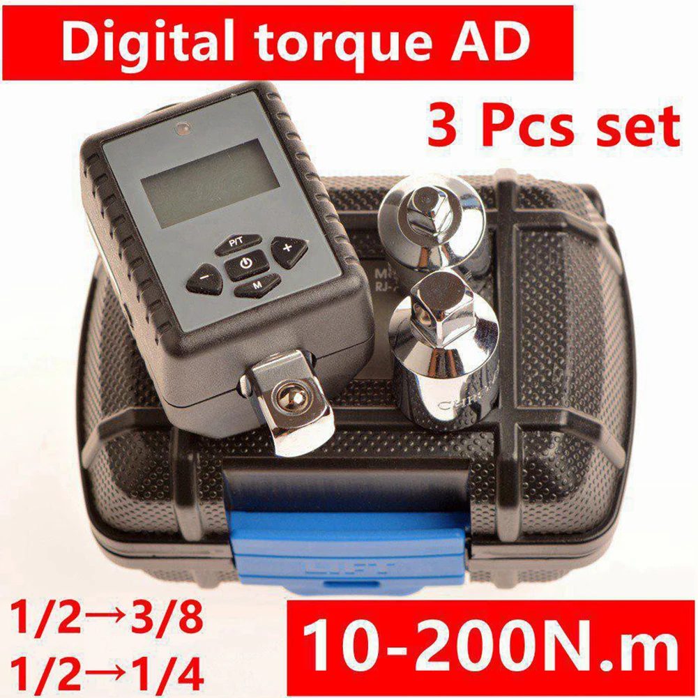 

Free shipping Digital torque wrench 0.3-1000 Nm Adjustable Professional Electronic Torque Wrench Bike car Repair