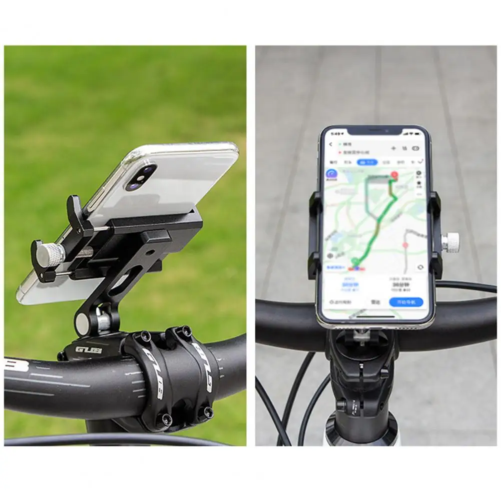 

GUB G-93 Bike Phone Holder Extended Claw Adjustable Inclination Aluminum Alloy Black Bike Navigation Bracket Cycling Accessories