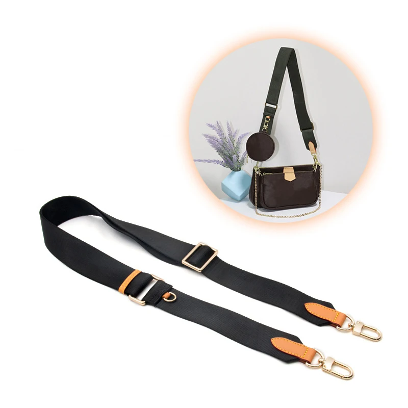 Bag Strap For Crossbody Adjustable Shoulder Bag Straps Purse Handbag Belt Strap Luxury Designer Canvas Webbing Bag Strap