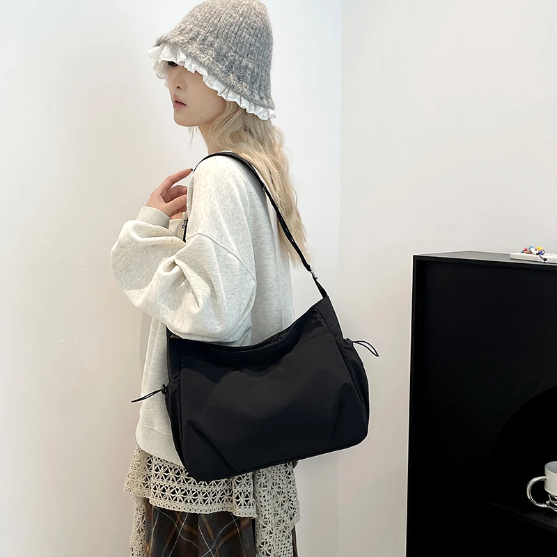 Нейлоновая швейная нить на молнии повседневные сумки через плечо новинка 2023 года