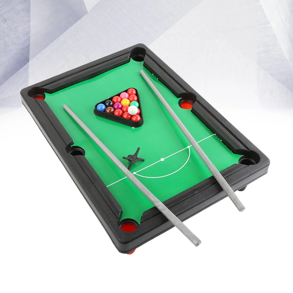 

Mini Tabletop Pool Set Indoor American Fun Snooker Billiard Game Gifts Sports for Boys Children Kids Family