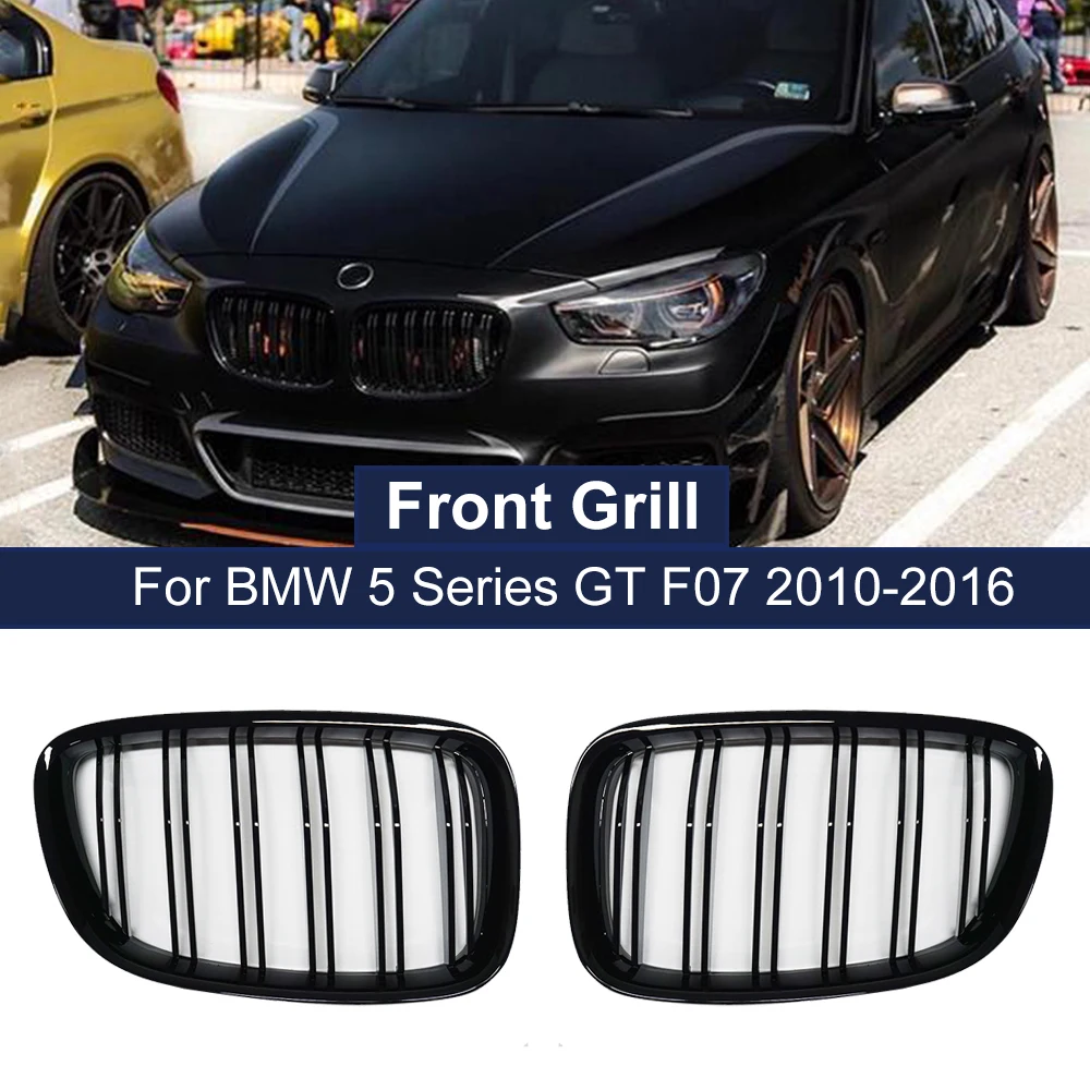 

Одна пара высококачественных решеток для переднего капота для BMW F07 5 серии GT 520 528 530 535 550 2010-2017, автомобильные аксессуары, решетка