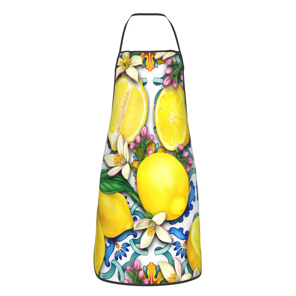 На заказ унисекс средиземноморские летние фрукты лимоны плитка кухонный фартук