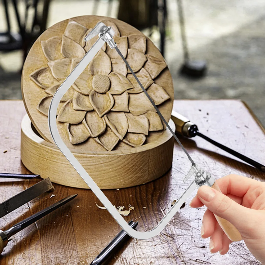 Пила для деревообработки ручная Настольная пила проволоки с деревянной ручкой