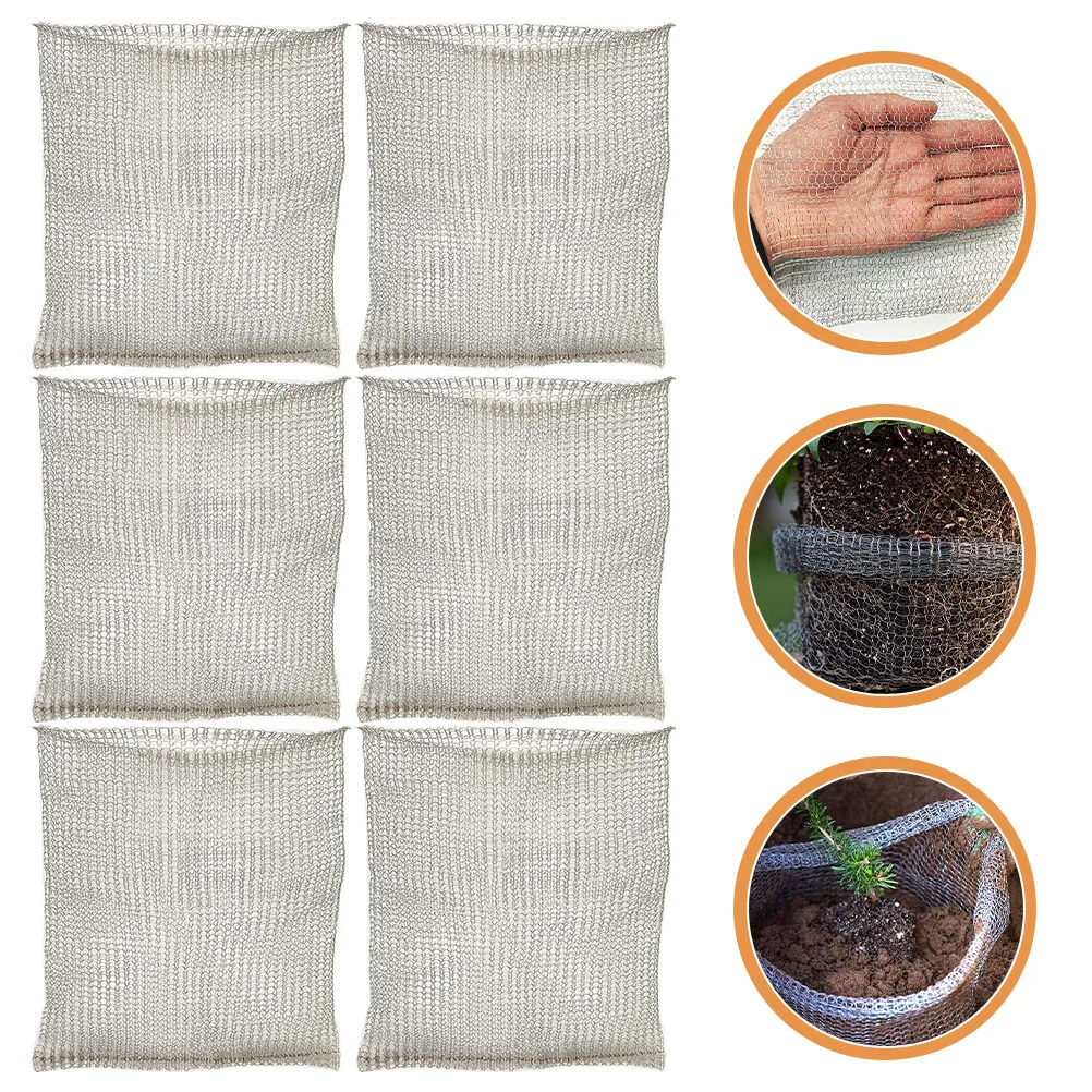 

Root Protection Basket Plants Baskets Stainless Steel Guard Wire Flower Mesh Bags Vegetable Protectors Cages Metal