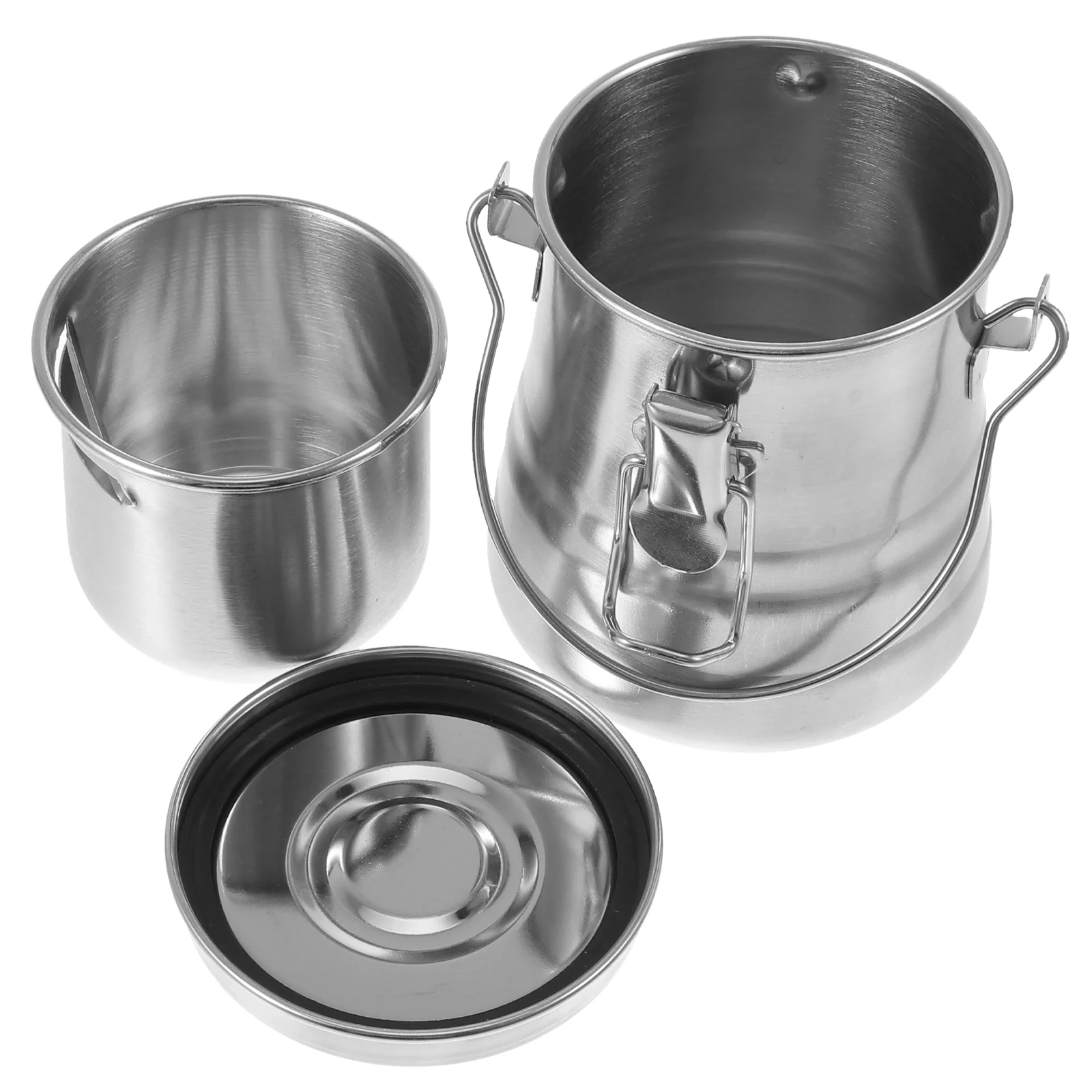 

Metal Holder Brush Basin Painting Wash Bucket Bath Tub Cleaners Detergent Washing Stainless Steel Cleaning Barrel