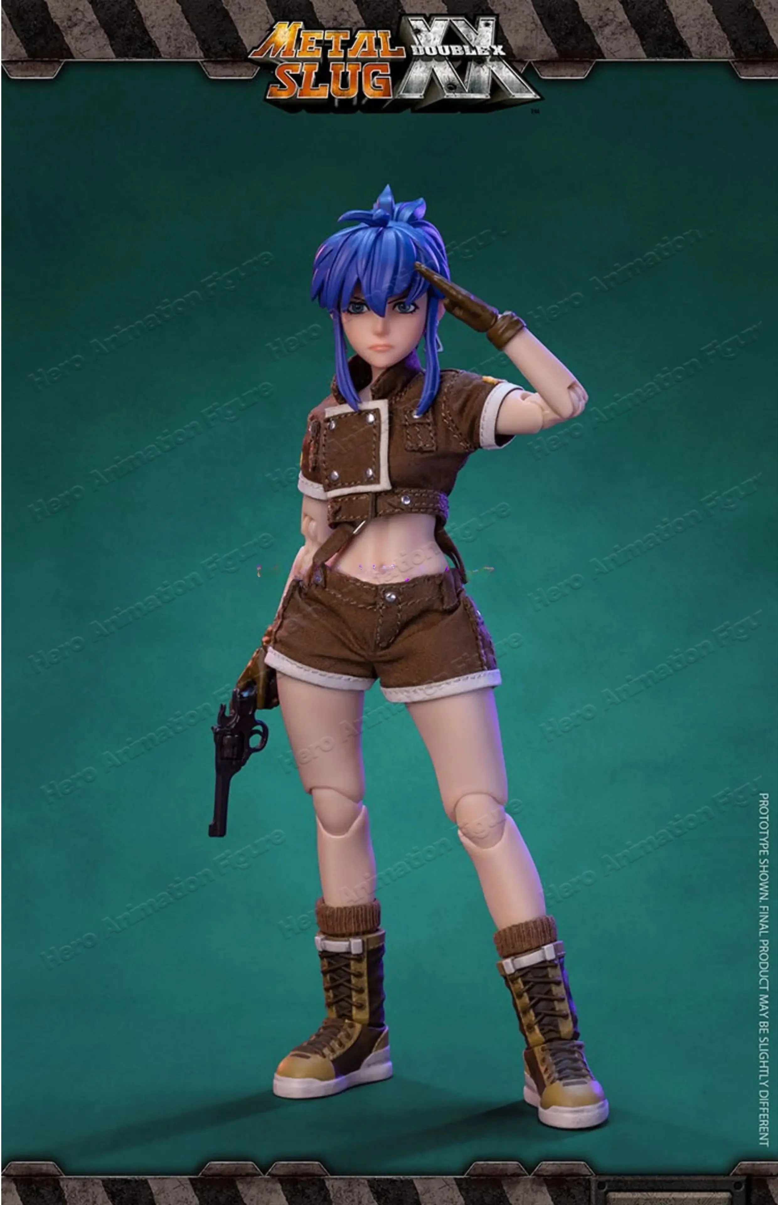 Фото В наличии: Фигурка In Stock Tunshi Studio TS-012 1/12, персонаж файтинг-игры, ЛеНа Хайдерн (King of Fighters), полный комплект, 6 дюймов, из сплава. №3
