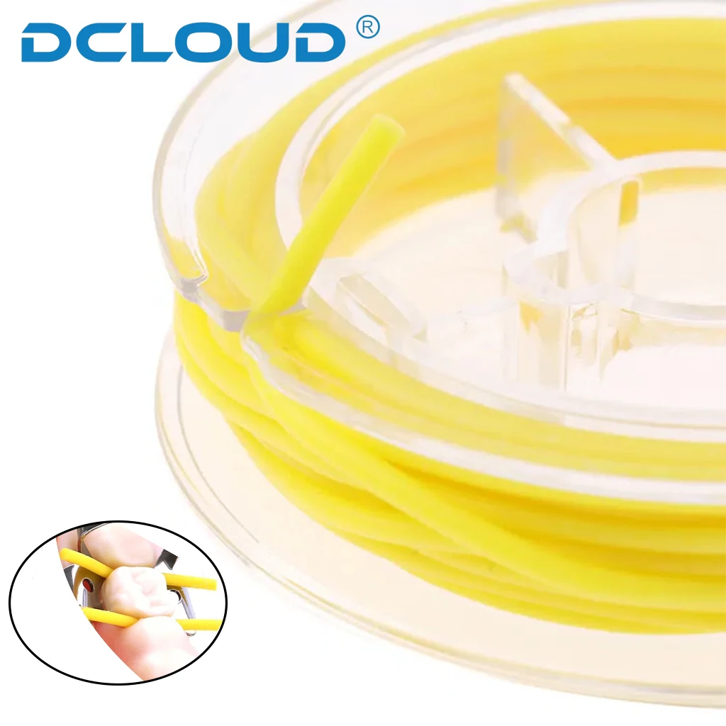 2 1 м/рулон стоматологическая резиновая плотина стабилизирующий шнур средние