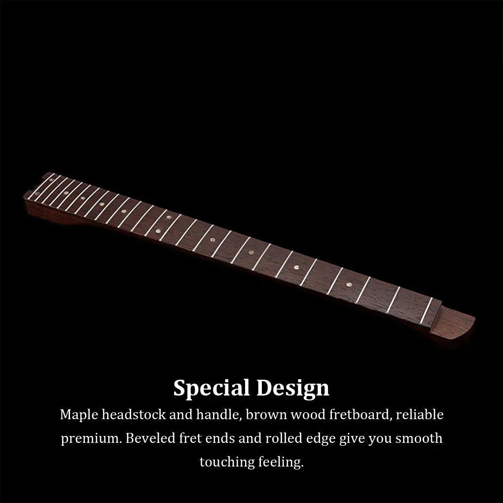 

Headless Neck Fingerboard Electric Guitar Adjustable Rod Maple Handle Travel Guitarists Music Instrument Accessories