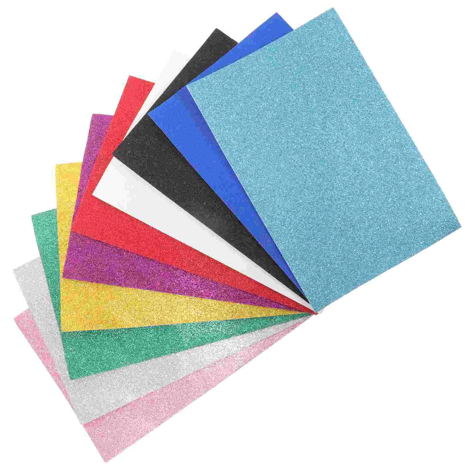 

10 листов цветной губчатый бумажный материал «сделай сам» товары для рукоделия пенопластовая доска для детского сада Блестящий картон