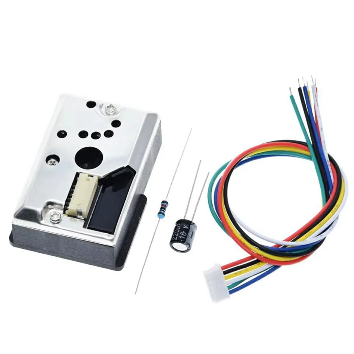 Фото AA25 GP2Y1010AU0F Компактный оптический датчик пыли Датчик частиц дыма с кабелем №4