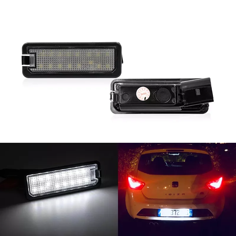 

Для сиденья Ibiza FR Cupra MK4 6J Altea XL SMD без ошибок светодиодная подсветка номерного знака