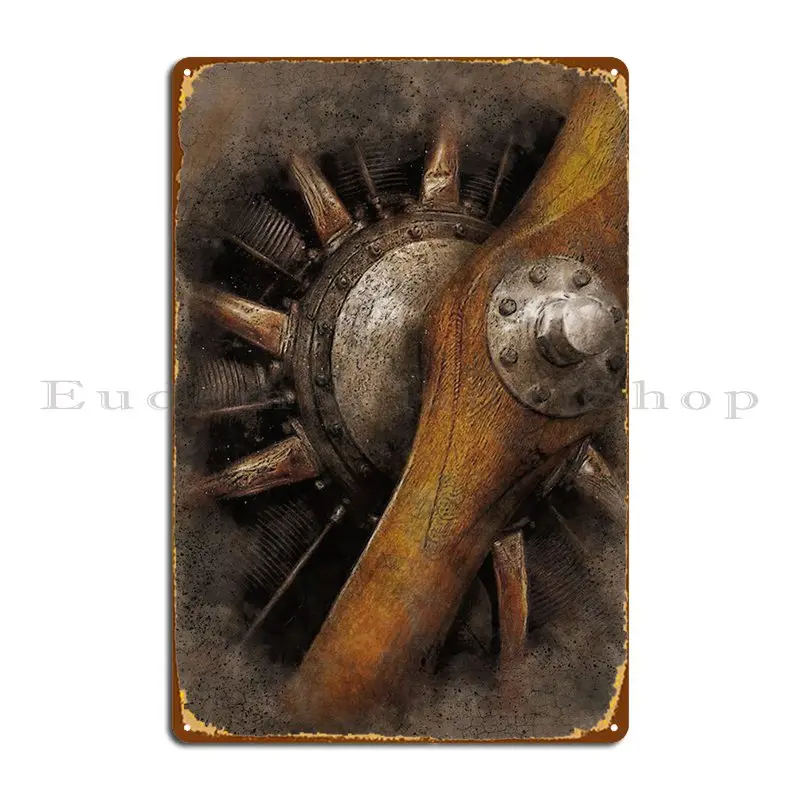 

Engine Aircraft Metal Plaque Retro Retro Wall Mural Custom Cinema Tin Sign Poster