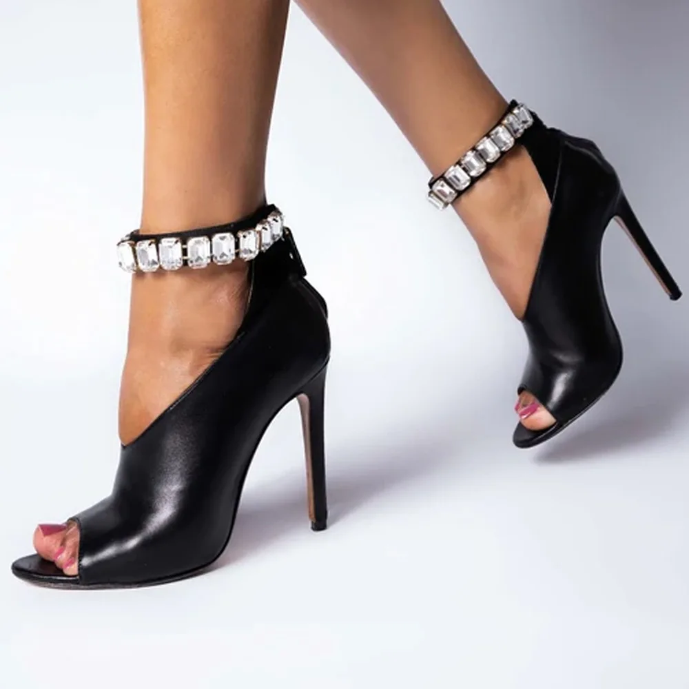 

Rhinestone Foot Chain Fashion Summer Women's Square Rhinestone Foot Chain Accessories ankle foot bracelet gold ankle bracelets f