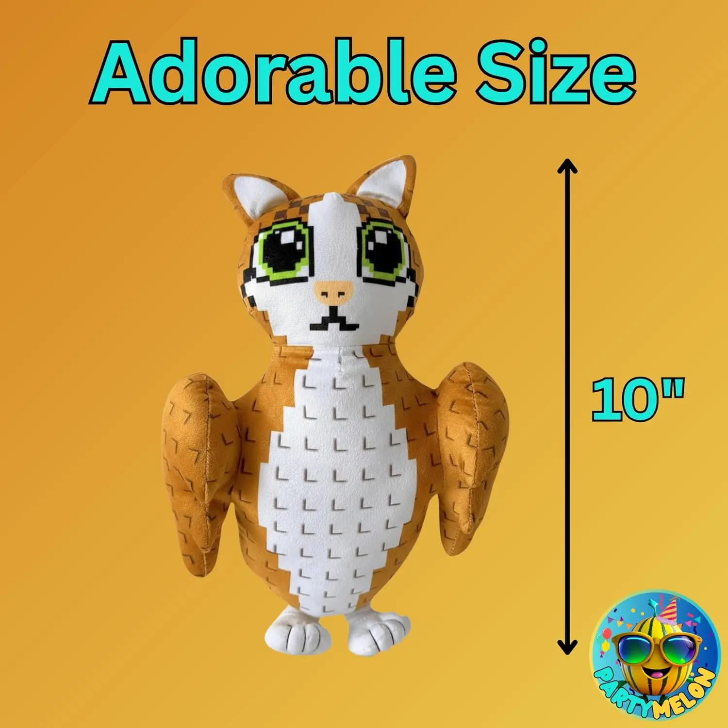 Плюшевая игрушка Meowl 10 дюймов: мем-подушка AI-Crafted для фанатов видеоигр, декор для комнаты (art.: 3920d8e8cd063) - 3920d8e8cd063